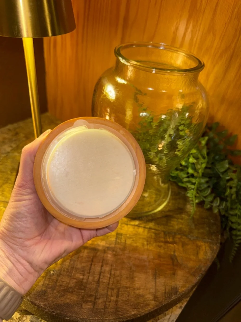 Clear Glass Decorative Jar with Fruit Lid - Home Accents